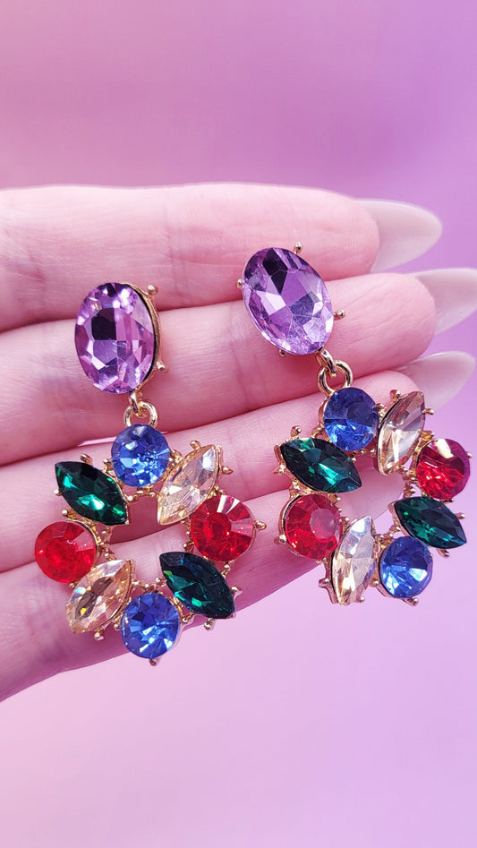 Twinkle Crystal Drop and Dangle Earrings