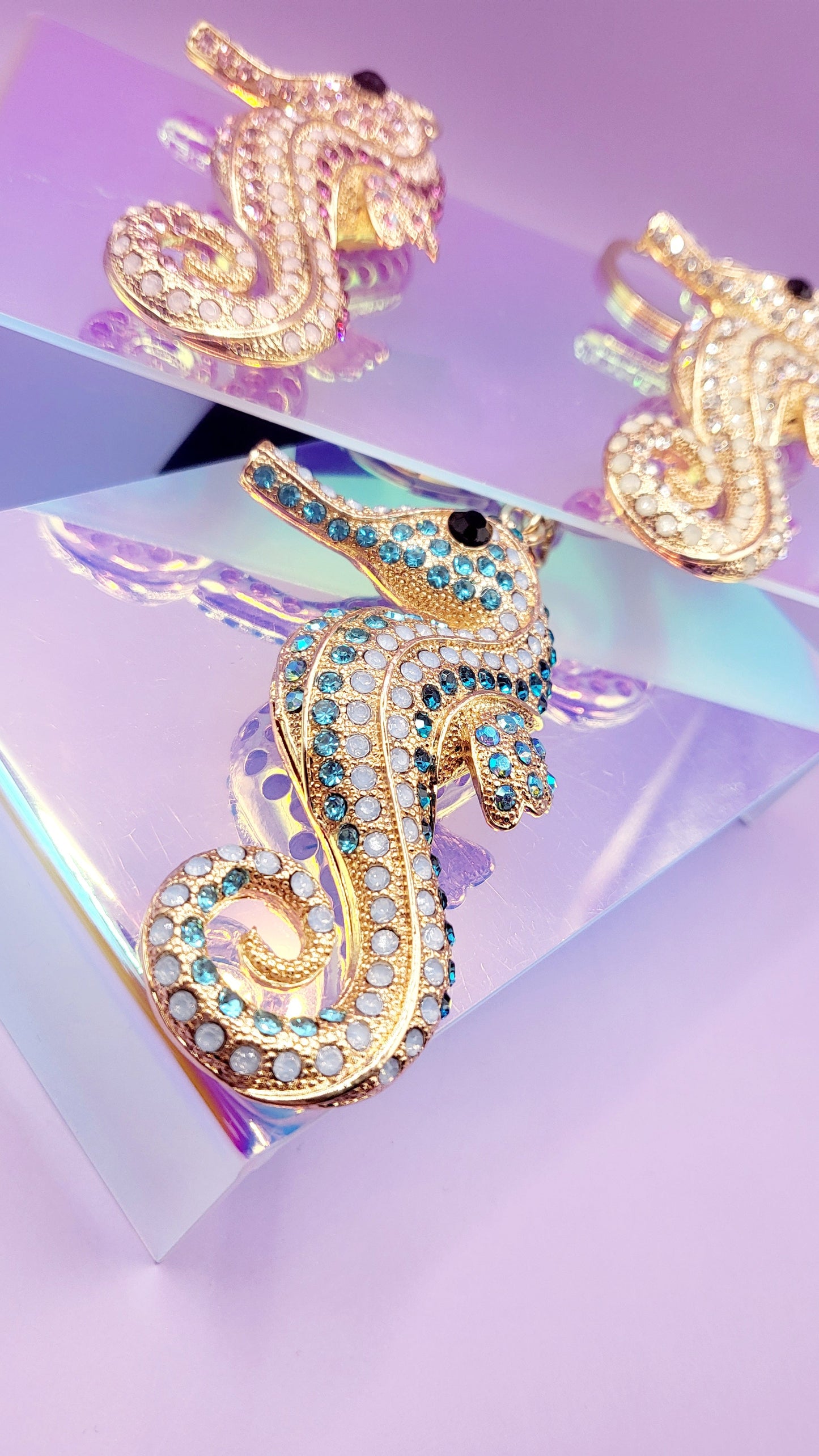 Seahorse Key Ring