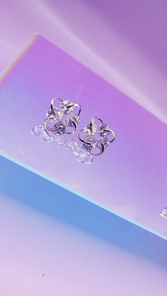 Sparkle Crystal Stud Earrings