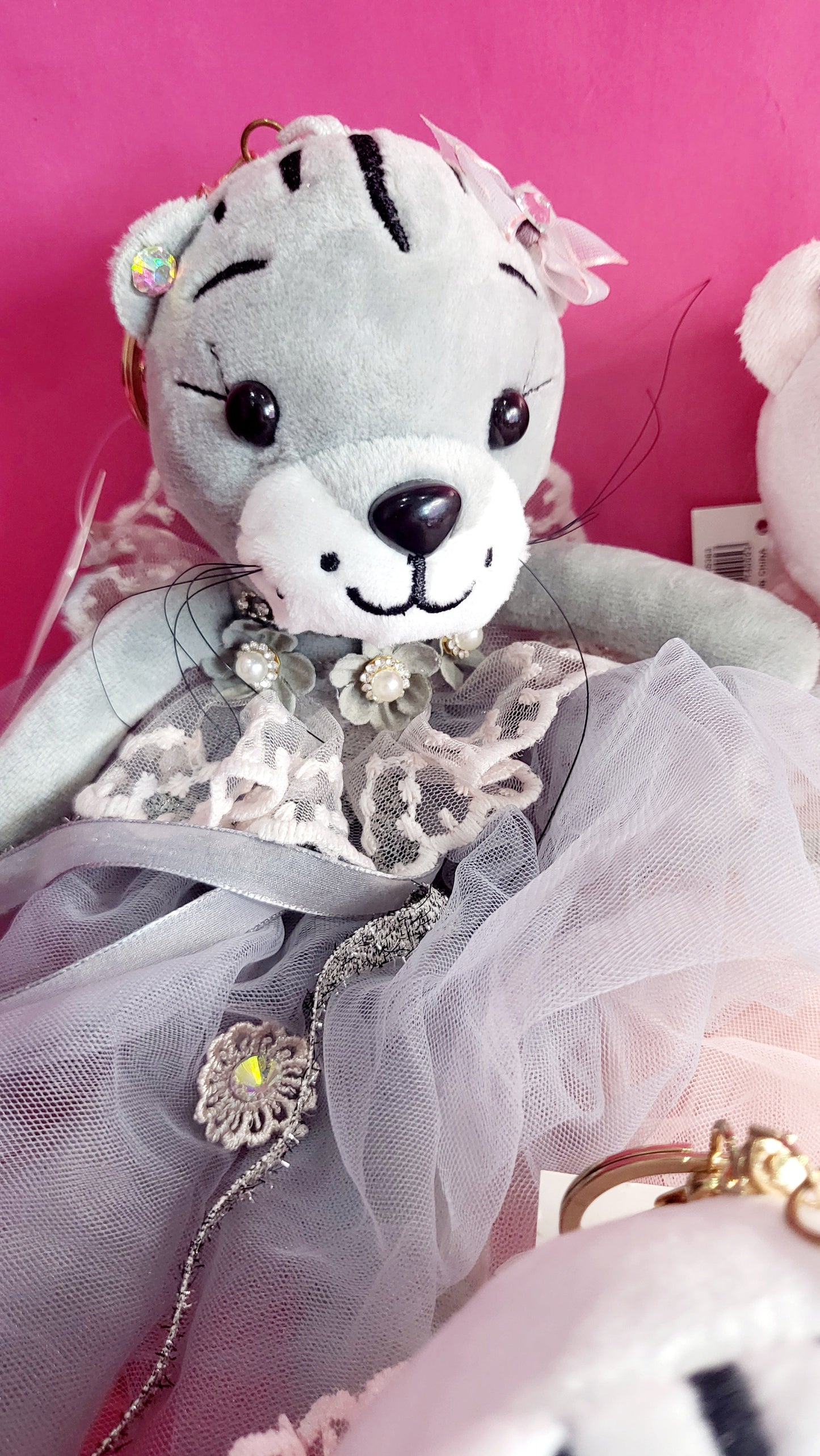 Softie Squad Tiger Bag Charm Key Ring