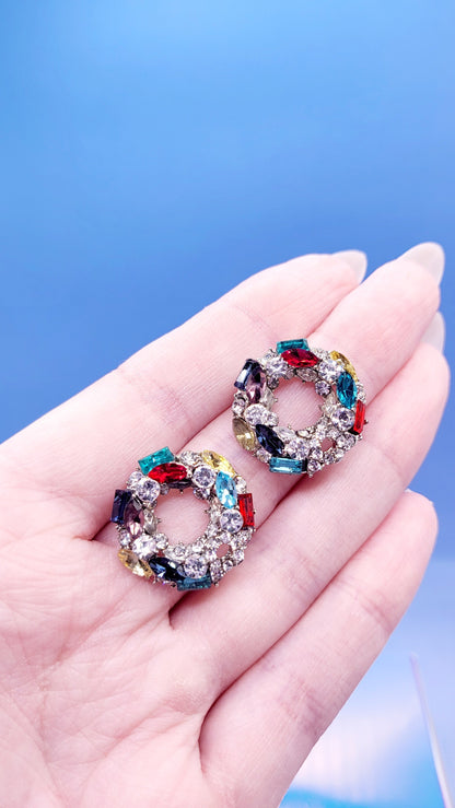 Twinkle Crystal Stud Earrings