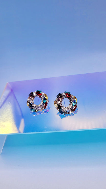 Twinkle Crystal Stud Earrings