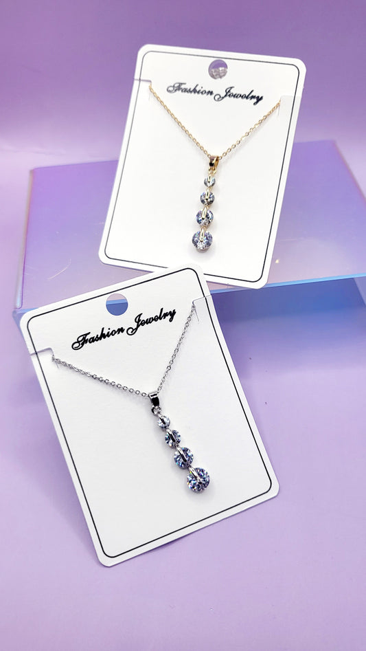 Tiered Crystal Necklace