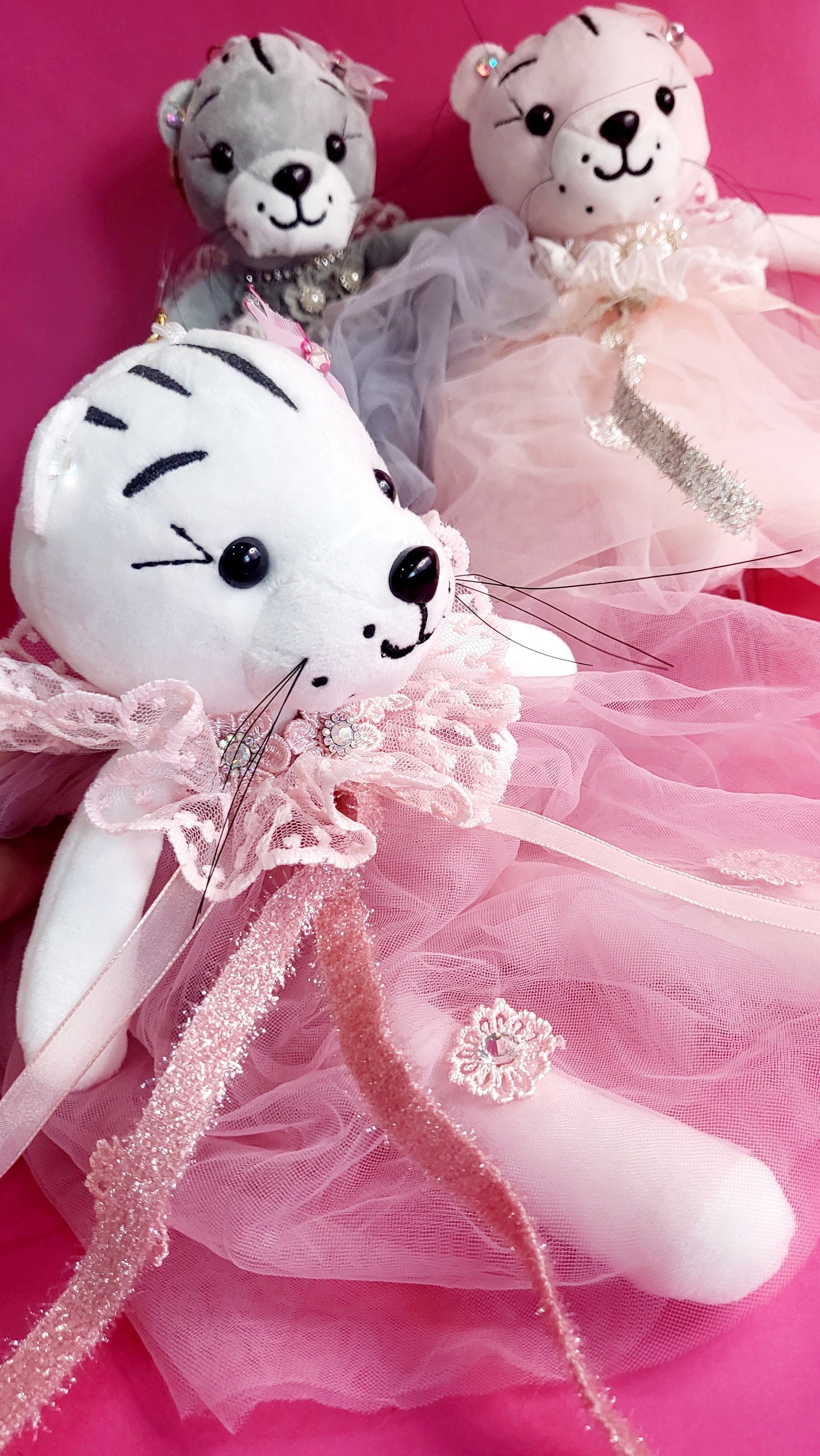 Softie Squad Tiger Bag Charm Key Ring