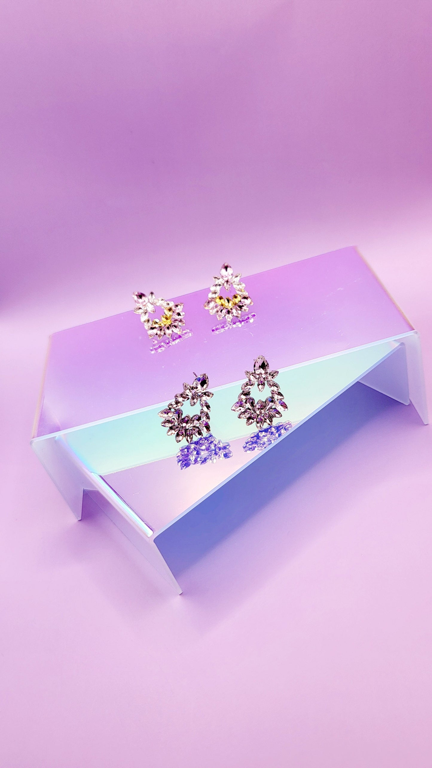 Shine Crystal Stud Earrings