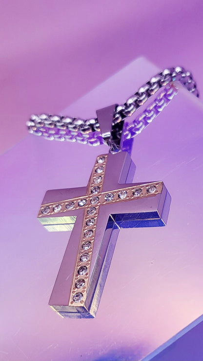 Signature Sparkle Cross Necklace