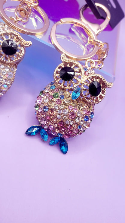 Sitting Owl Key Ring