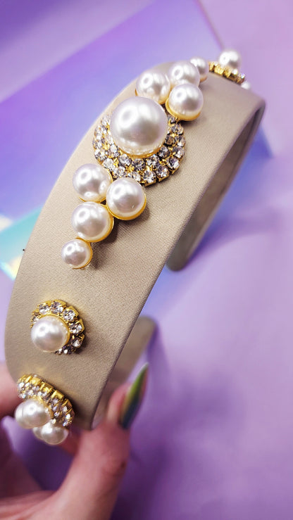 Pearl Cluster Hair band