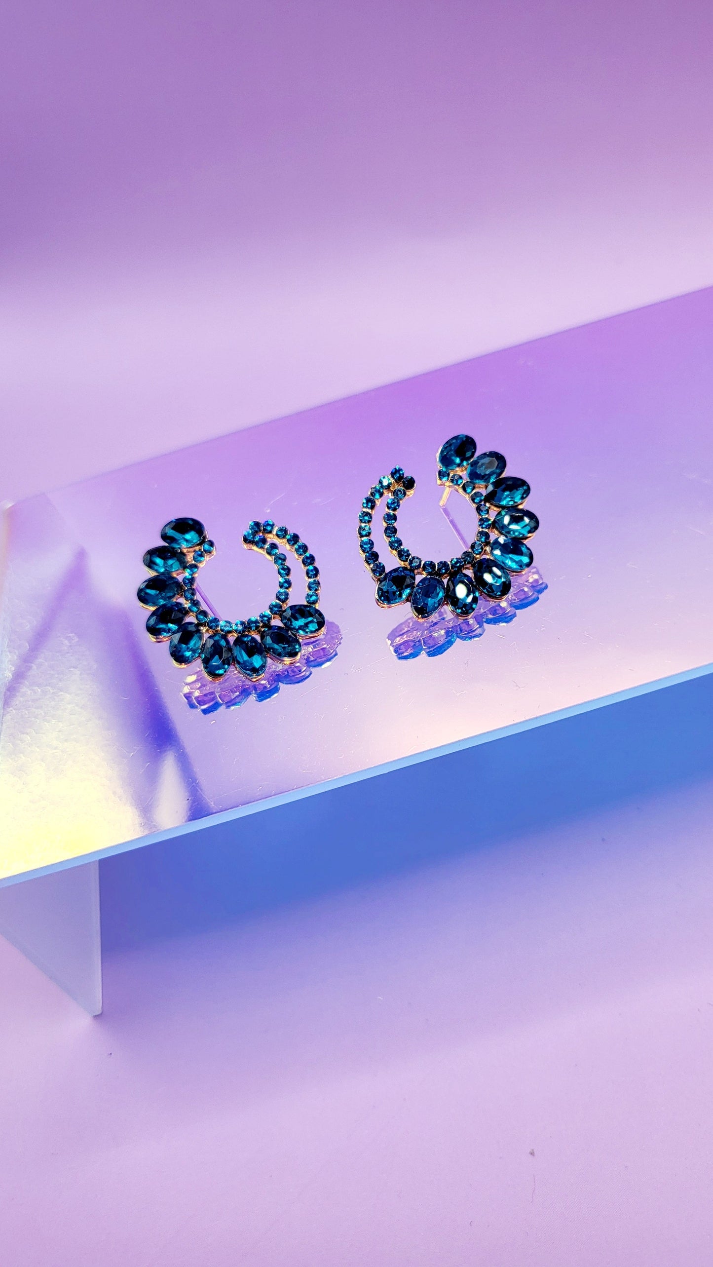 Shine Crystal Stud Earrings