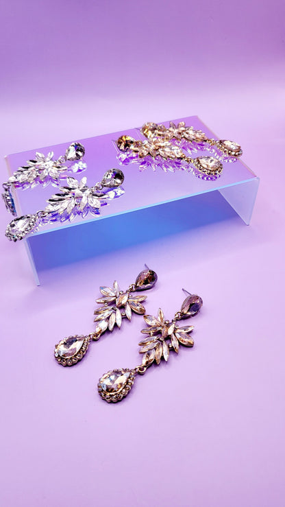 Stage Crystal Drop and Dangle Earrings