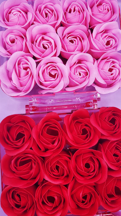 Scented Teddy Rose Gift Case