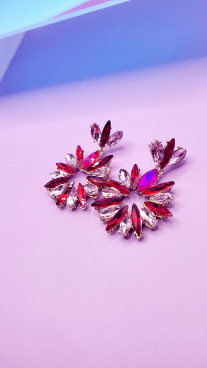 Princess Crystal Drop and Dangle Earrings