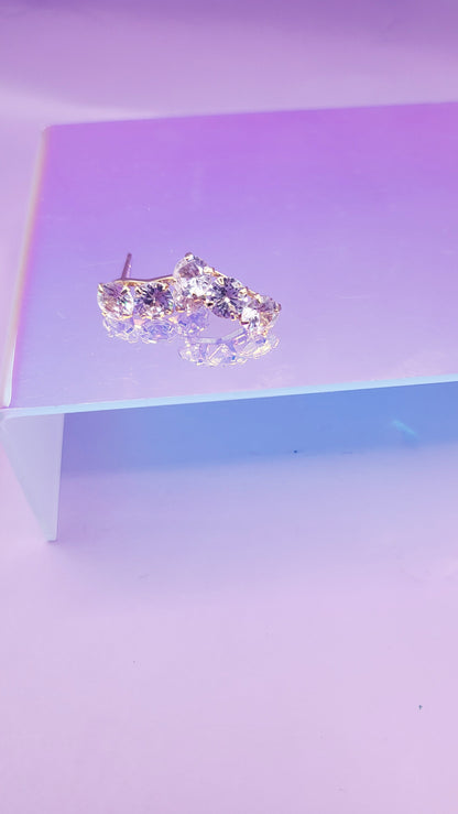 Shine Crystal Stud Earrings