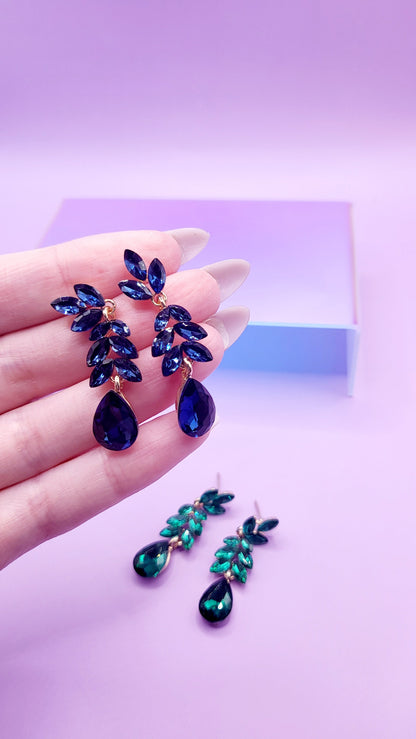 Vogue Crystal Drop and Dangle Earrings