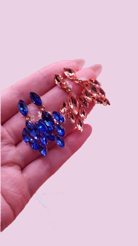 Sparkling Crystal Drop and Dangle Earrings