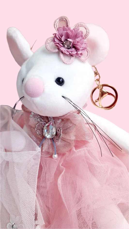 Softie Squad Mouse Bag Charm Key Ring