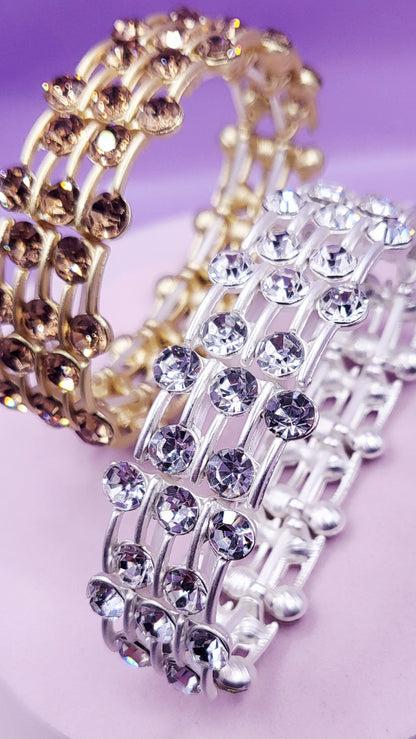 Stretchy Link Crystal Bracelet