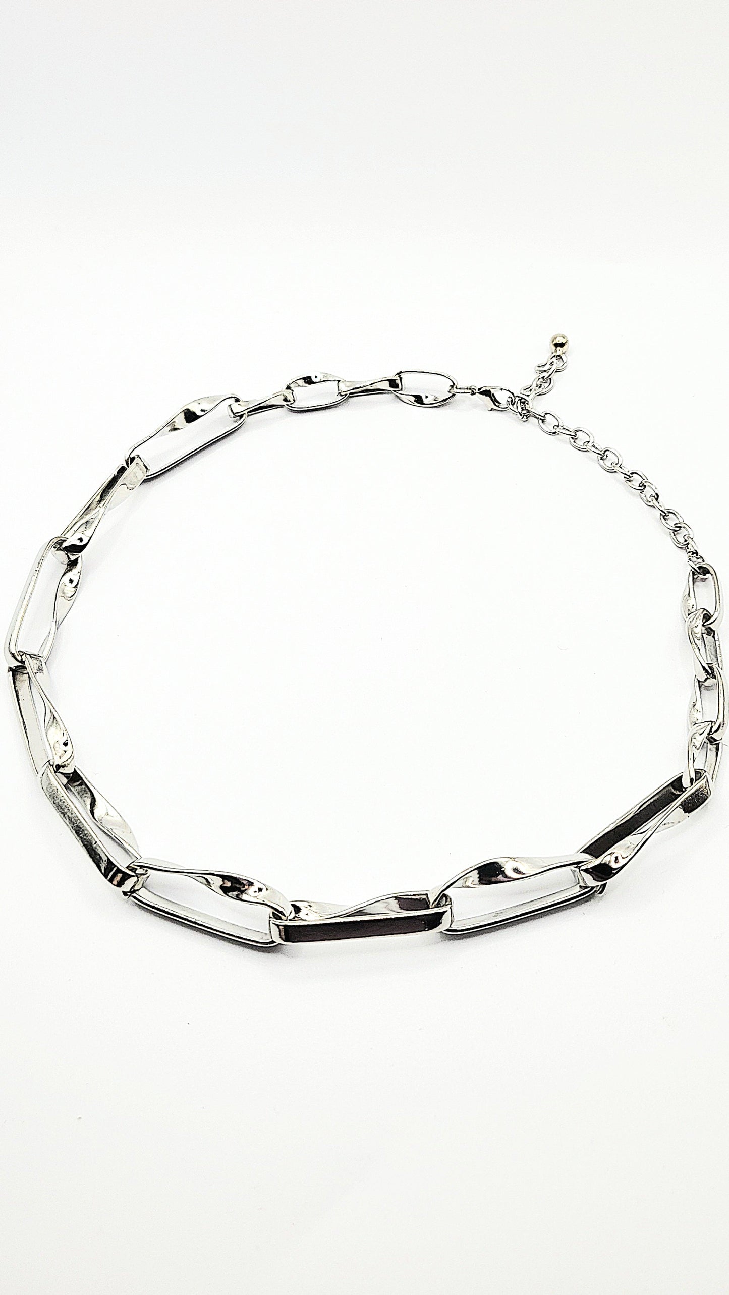 Rectangular Link Chain Necklace