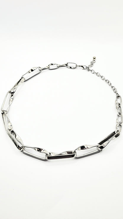 Rectangular Link Chain Necklace