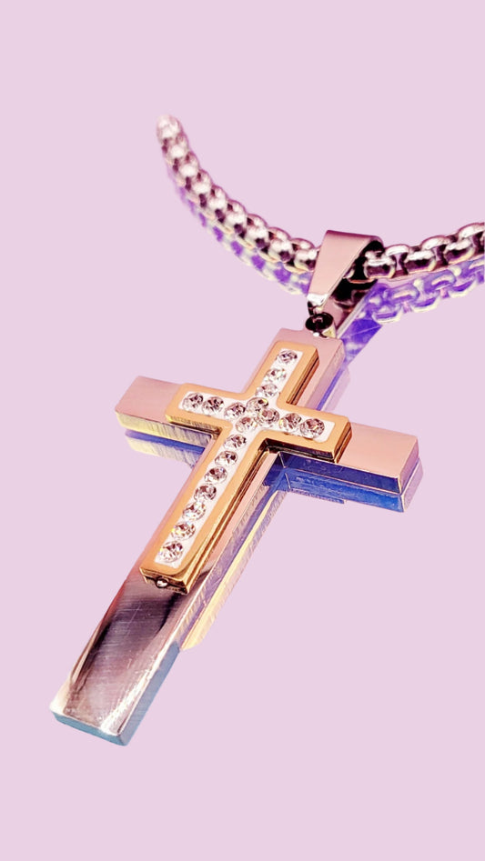 Sleek Cross Necklace