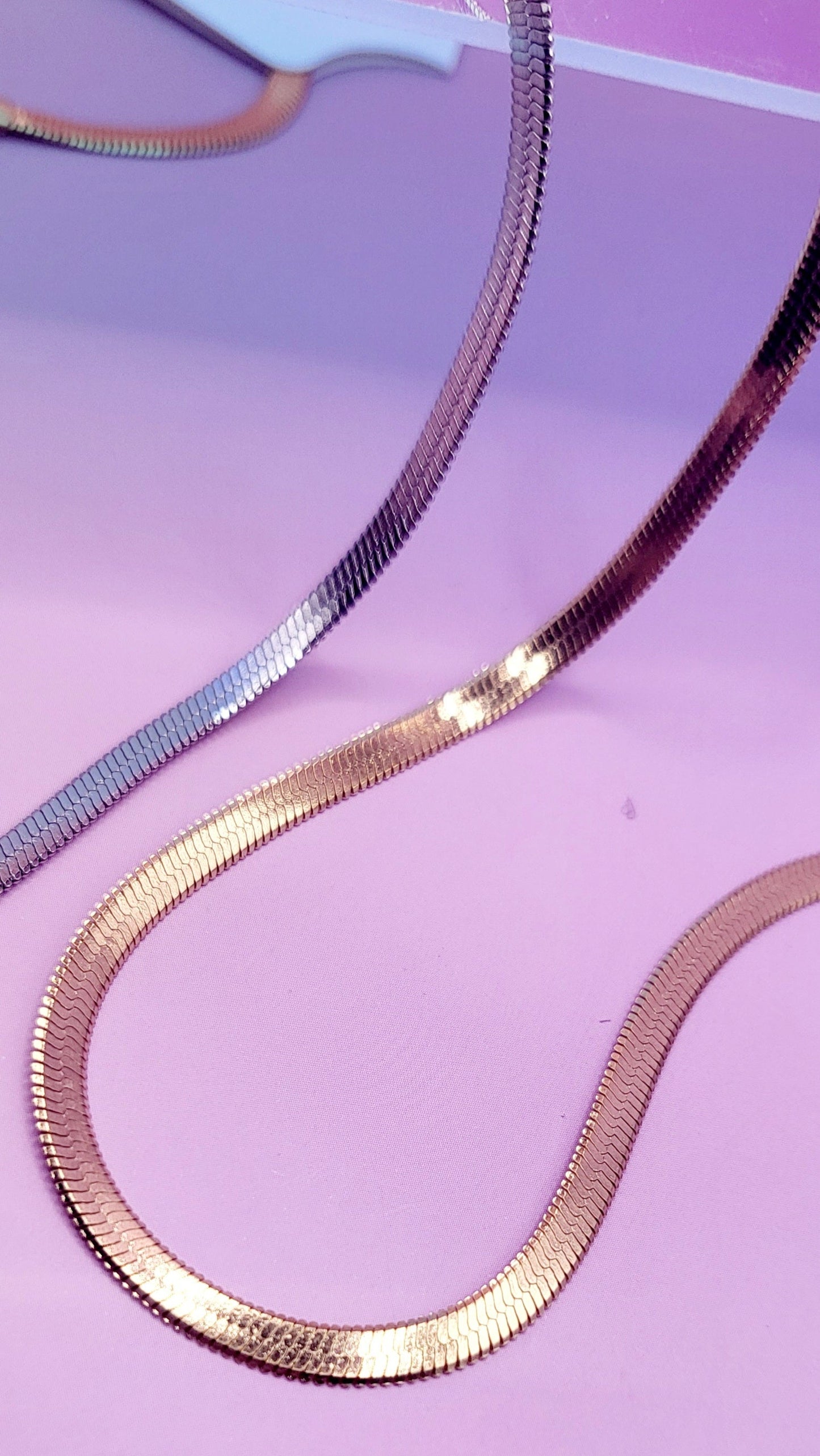 Shiny Snake Chain Necklace