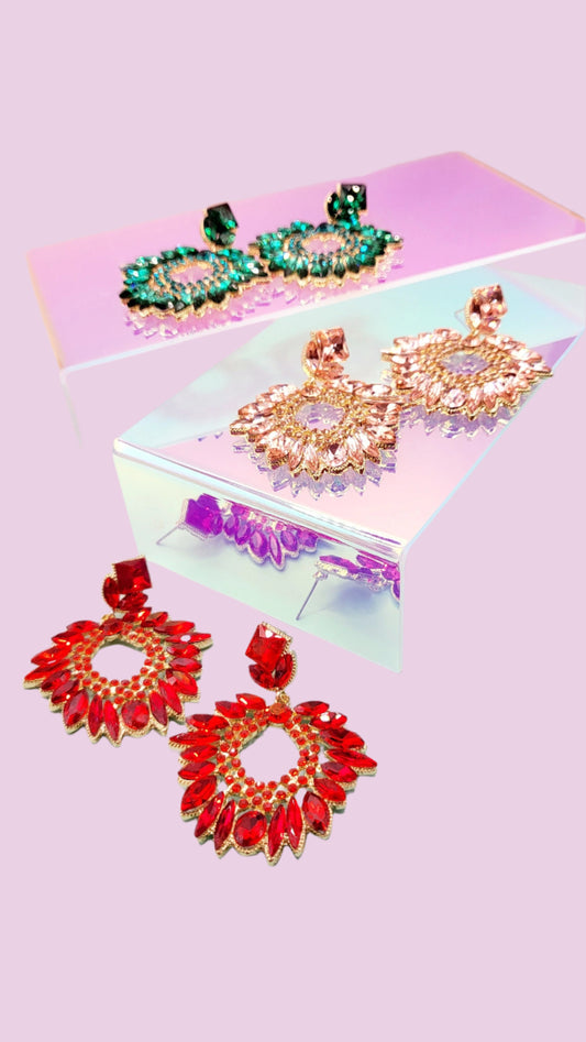 Treasure Crystal Drop and Dangle Earrings