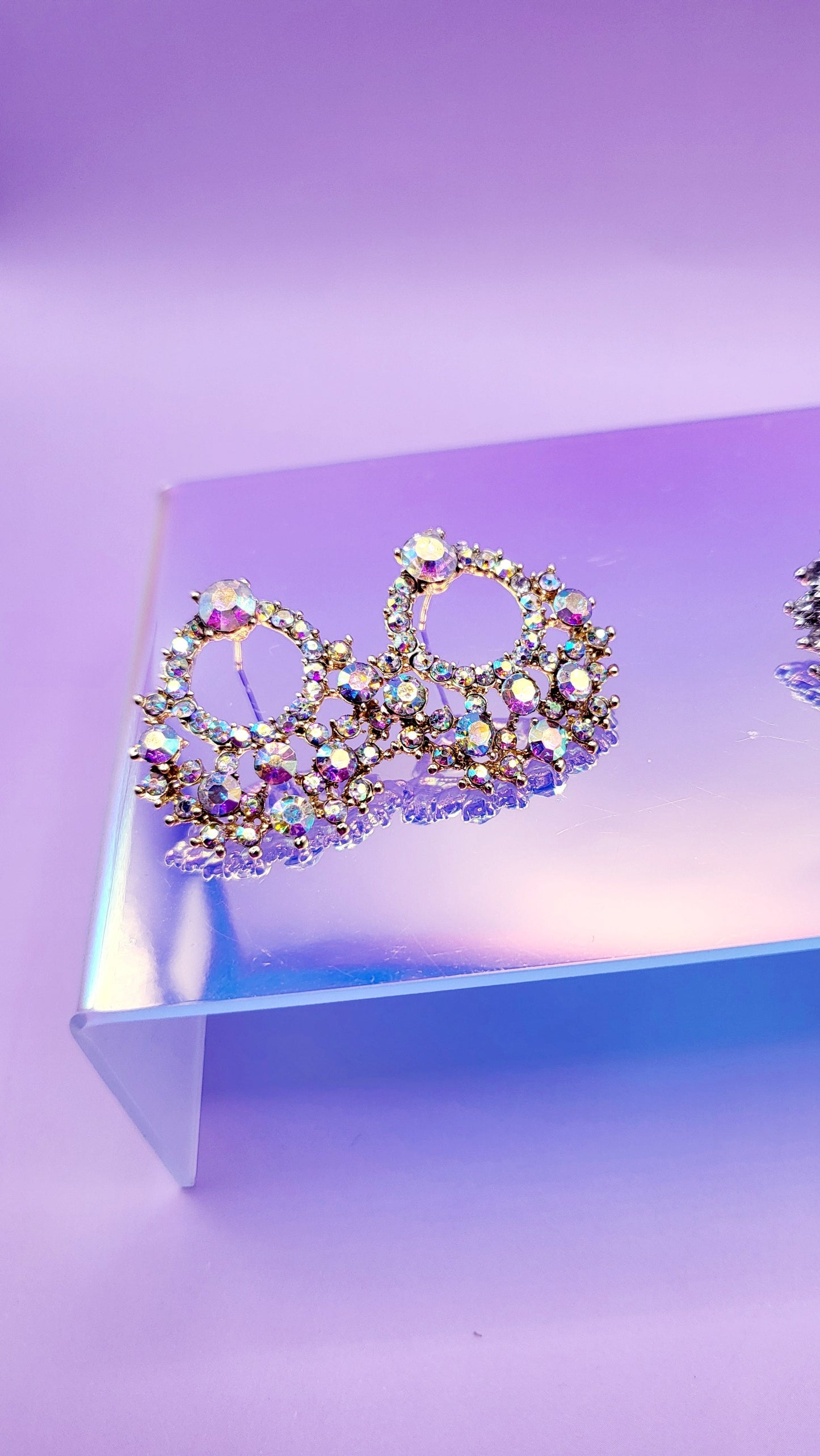 Poise Crystal Stud Earrings