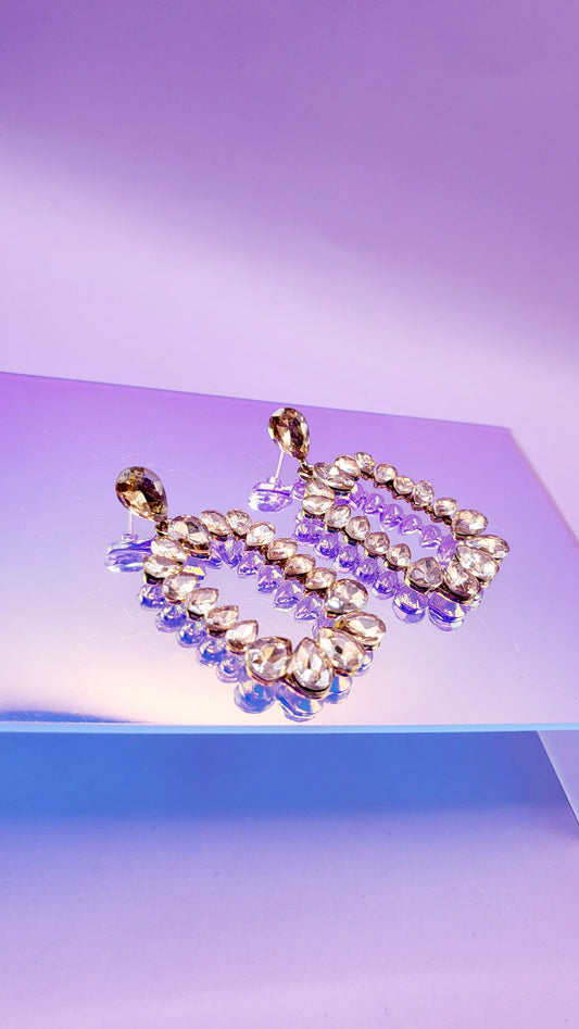 Runway Crystal Drop and Dangle Earrings