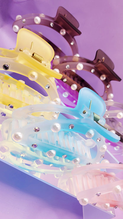Pearl Essence Curve Hair Clamps Pack of 12