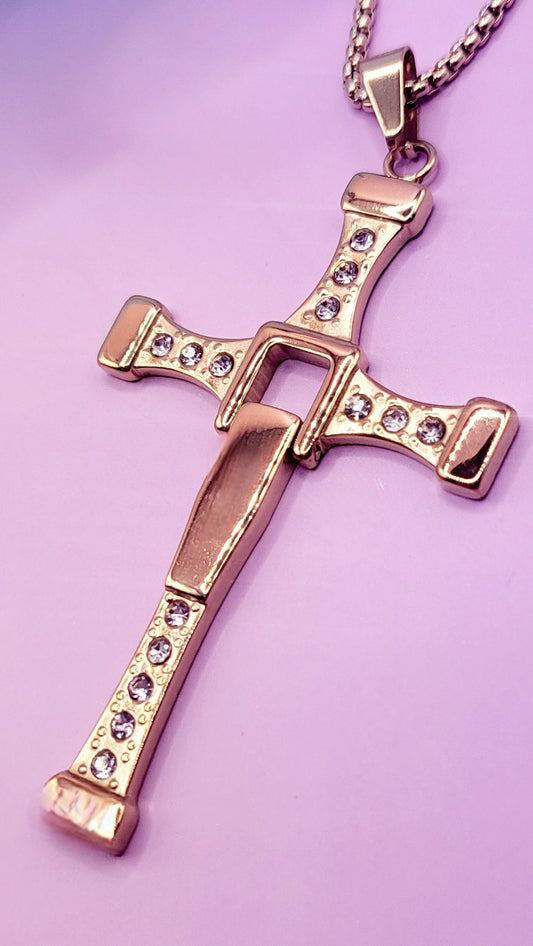 Refined Cross Necklace