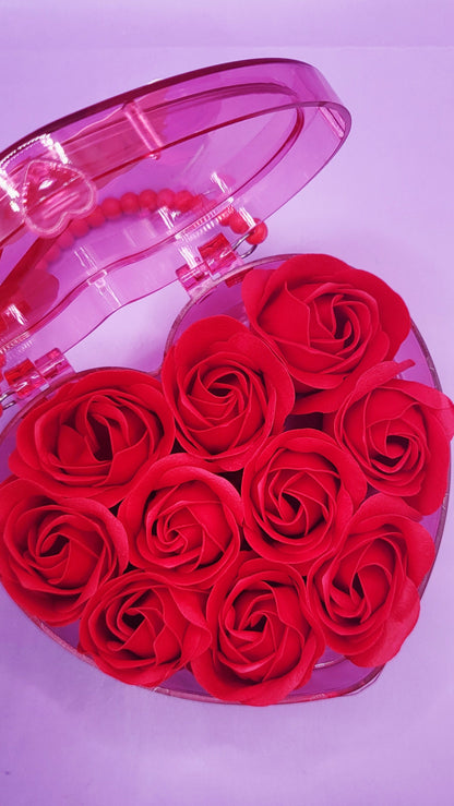 Scented Teddy Rose Gift Case