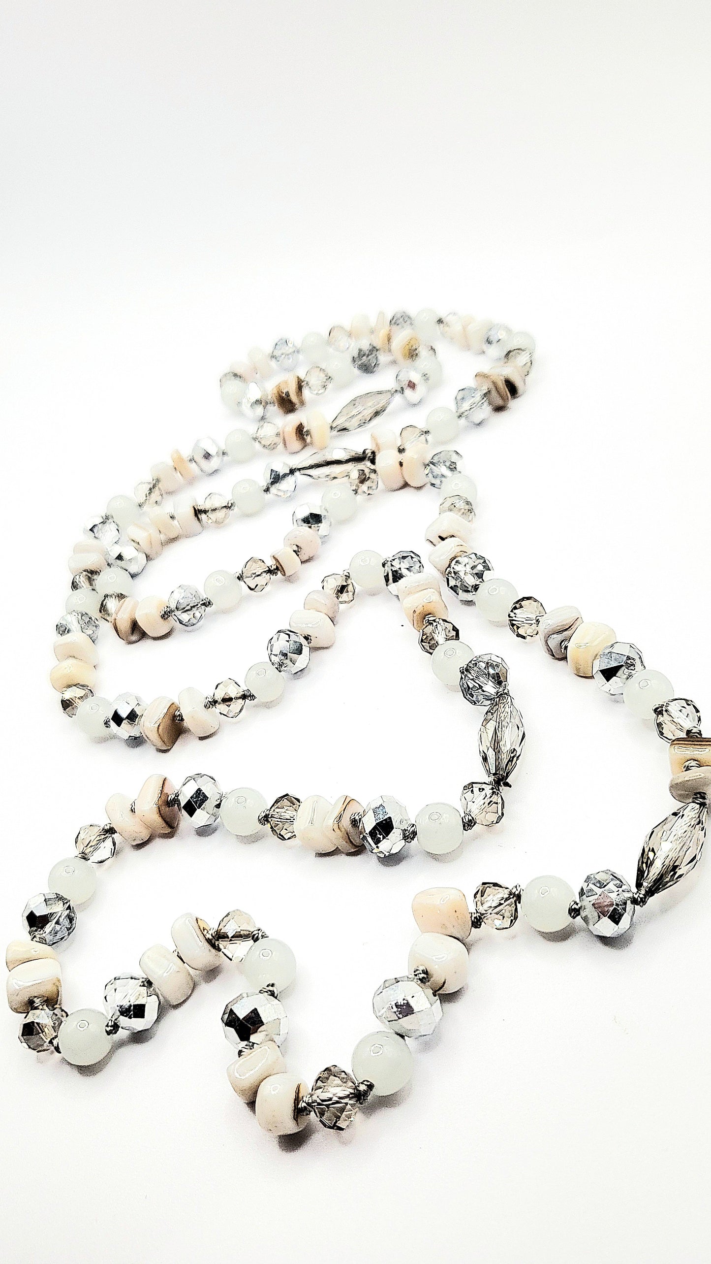 Resin Boho Long Beaded Necklace