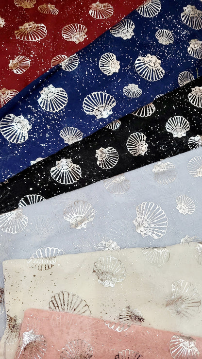 Seashell Shimmer Scarf Pack of 12