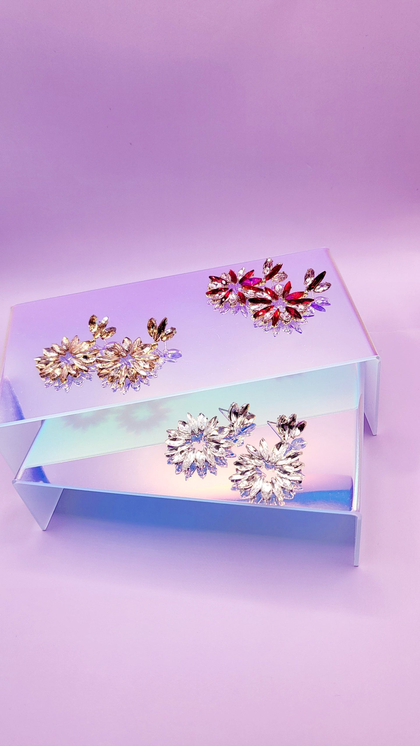 Princess Crystal Drop and Dangle Earrings