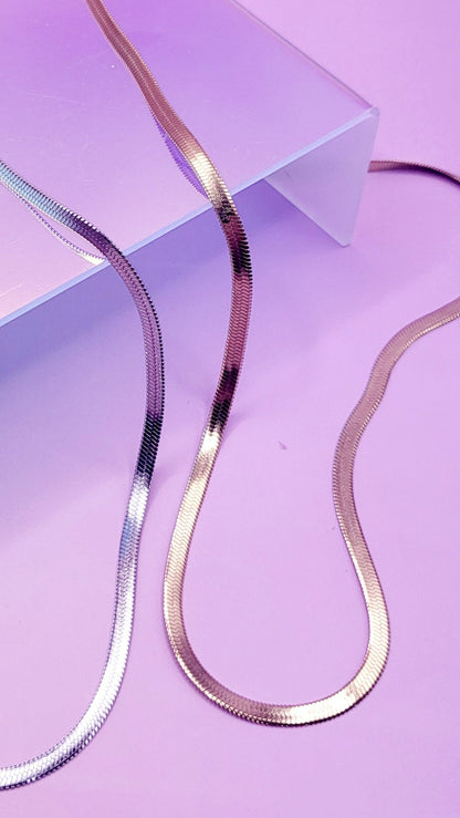 Shiny Snake Chain Necklace