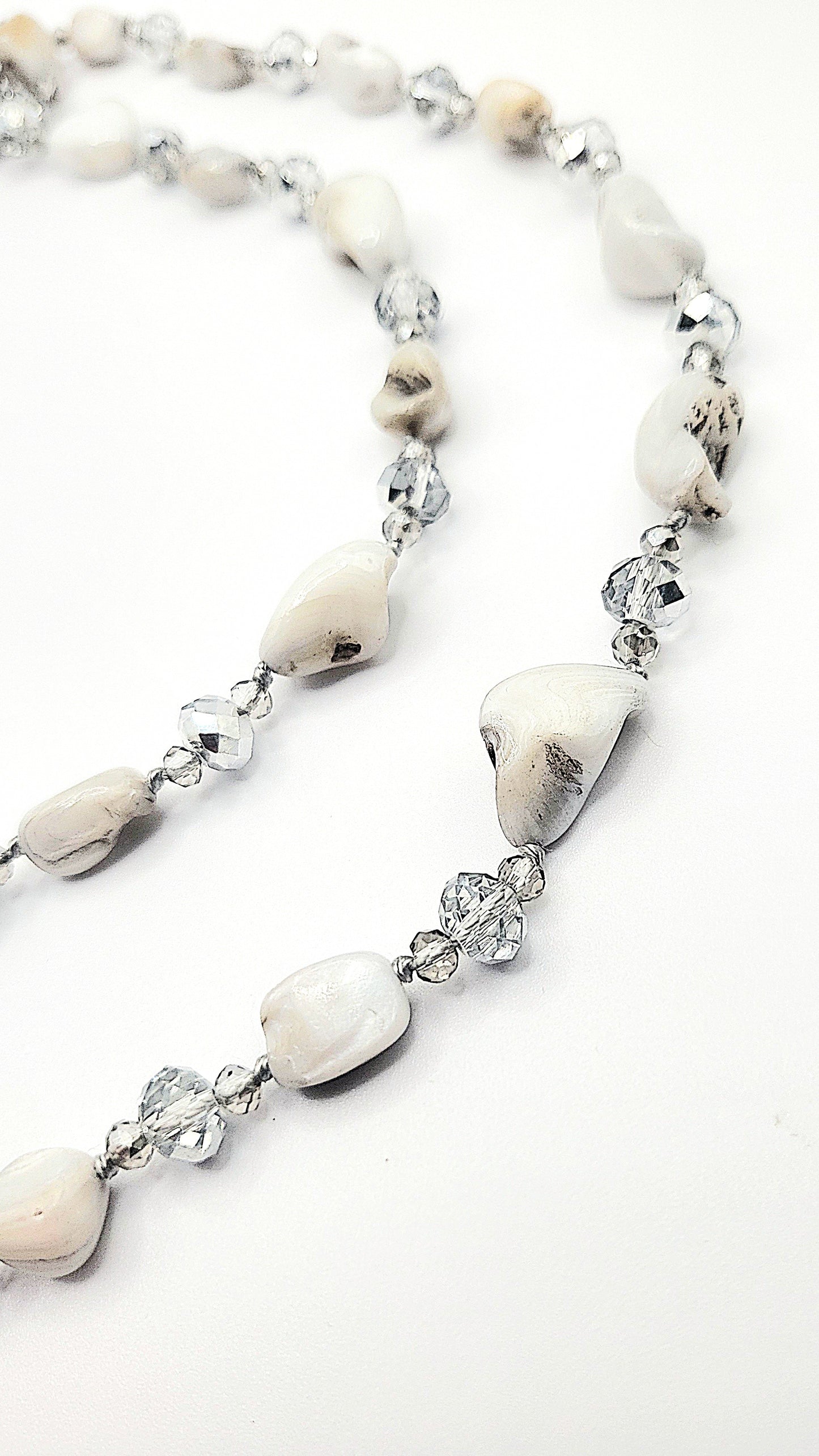 Resin Boho Long Beaded Necklace