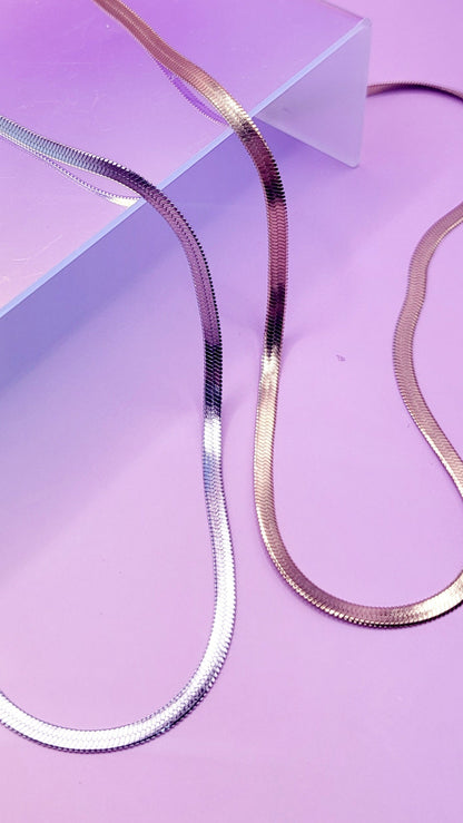 Shiny Snake Chain Necklace