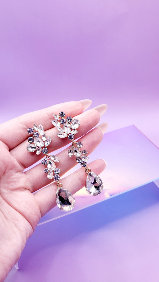 Perfection Crystal Drop and Dangle Earrings