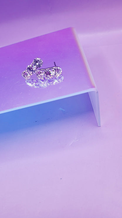 Shine Crystal Stud Earrings