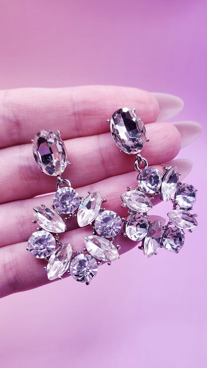 Twinkle Crystal Drop and Dangle Earrings