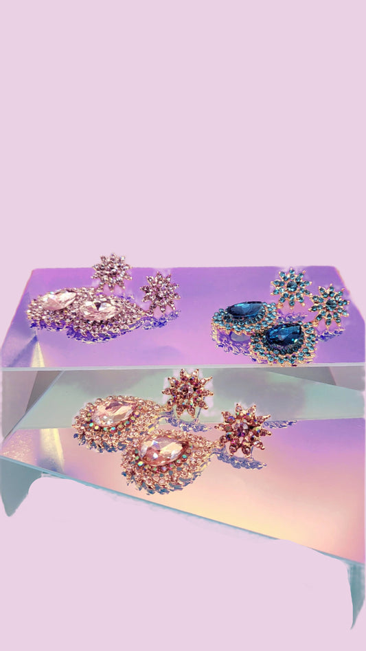 Precious Crystal Drop and Dangle Earrings