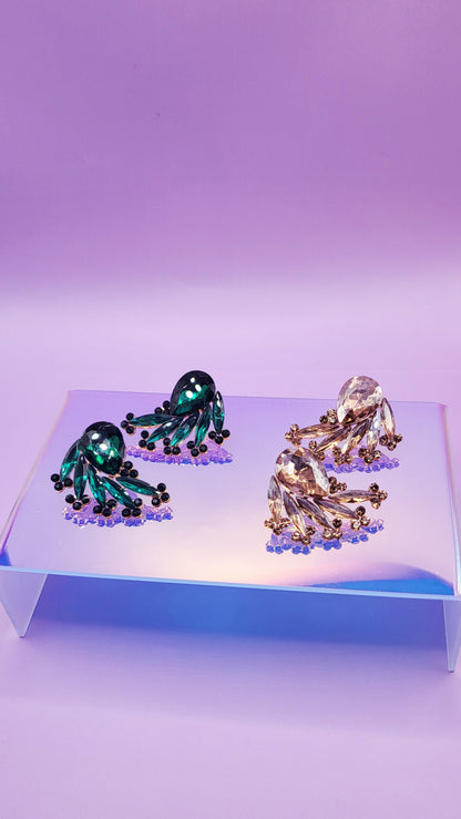 Runway Crystal Stud Earrings