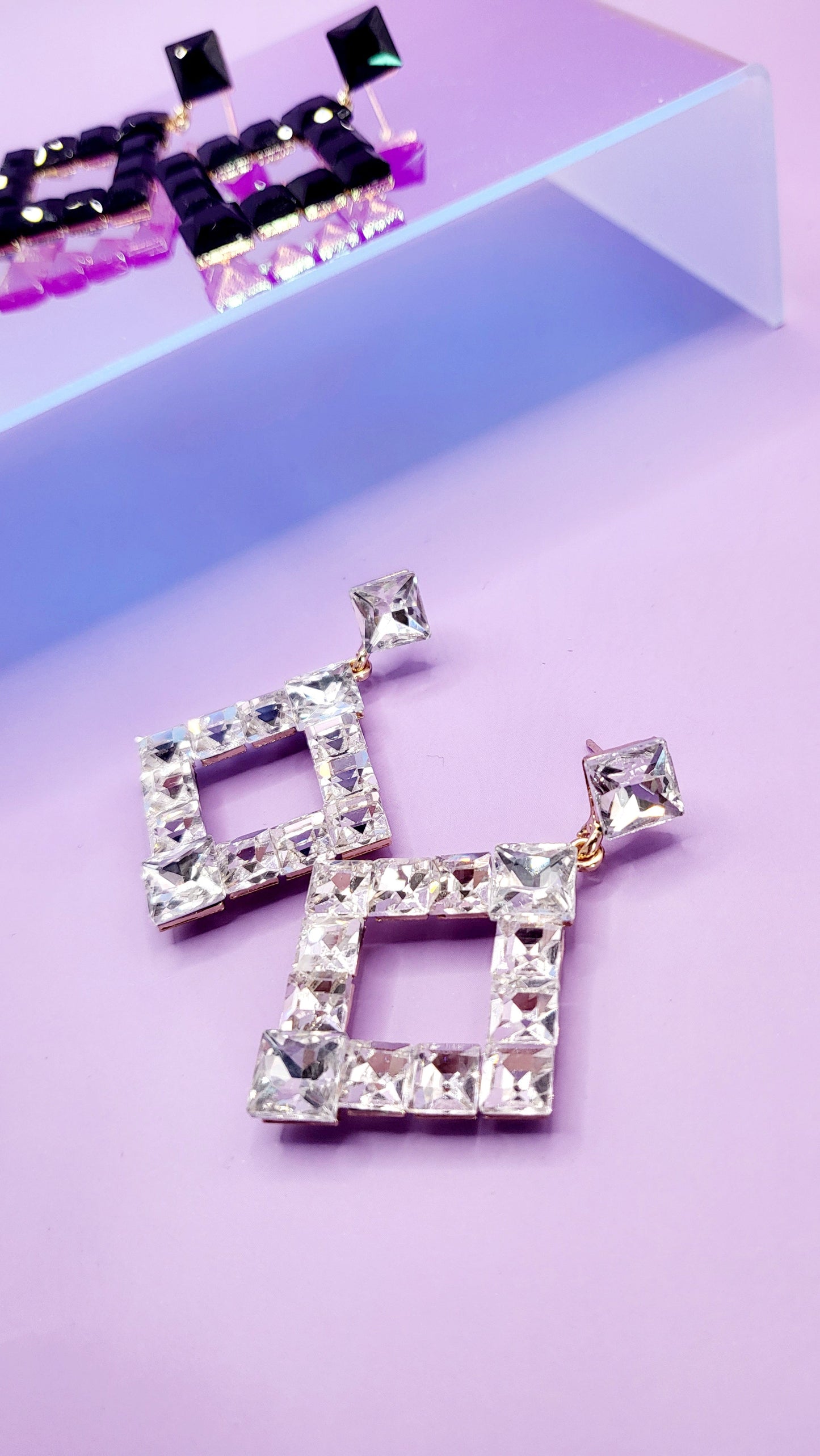 Spark Crystal Drop and Dangle Earrings