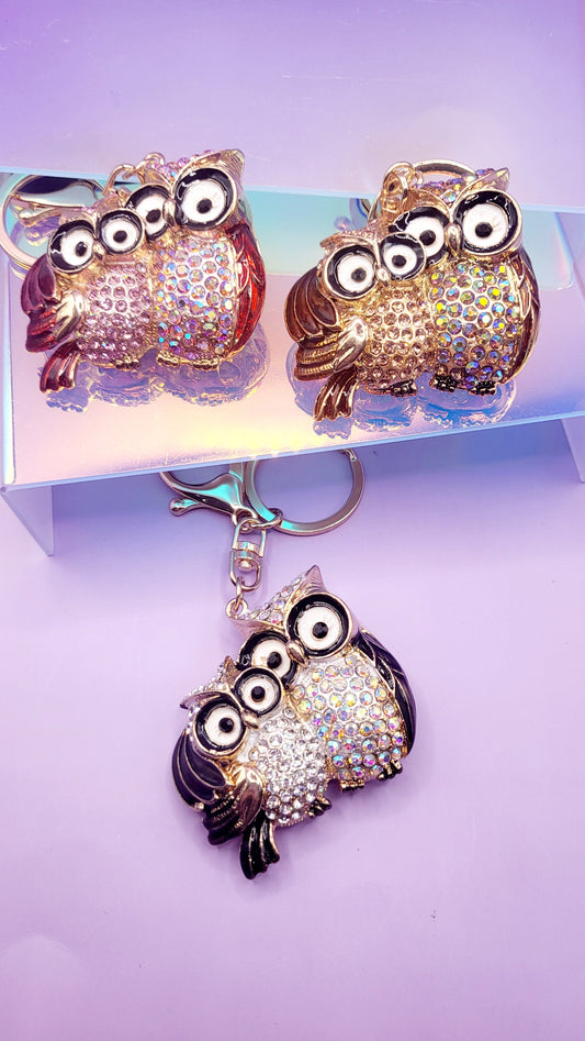 Owl & Baby Owl Key Ring