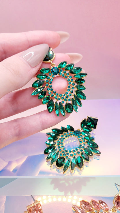 Treasure Crystal Drop and Dangle Earrings