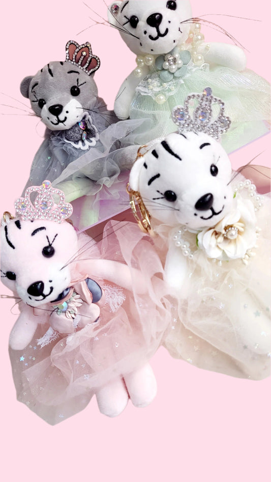 Softie Squad Tiger Bag Charm Key Ring