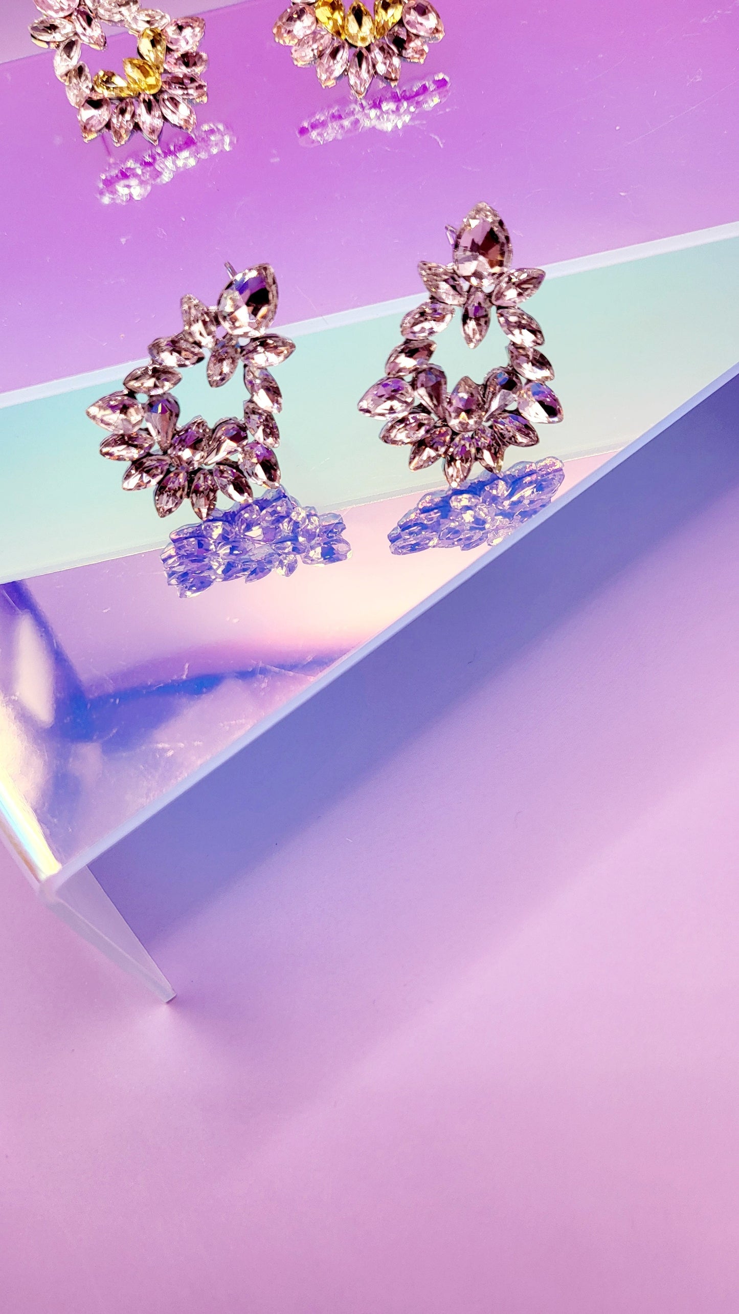 Shine Crystal Stud Earrings
