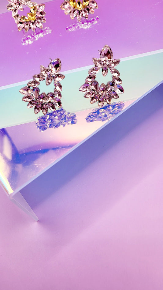 Shine Crystal Stud Earrings