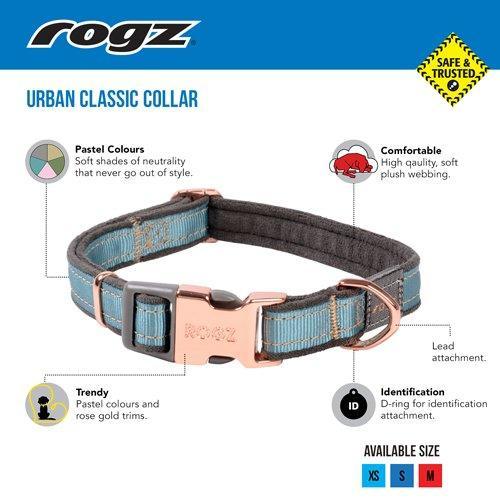 Rogz URBAN Classic Collar Gold Rush