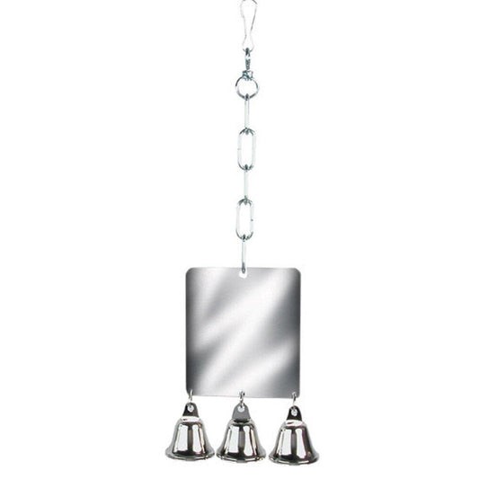Rosewood Parrot Toy Giant Mirror & Bell